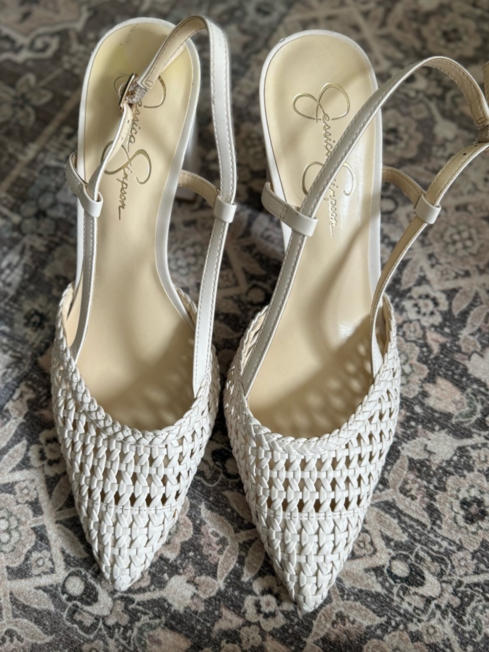Jessica Simpson Woven Heels